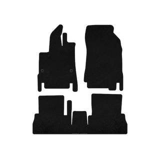 Tapis de sol textile Premium (7 places/Empattement long, Noir) Peugeot Partner/Rifter 2019- photo 1