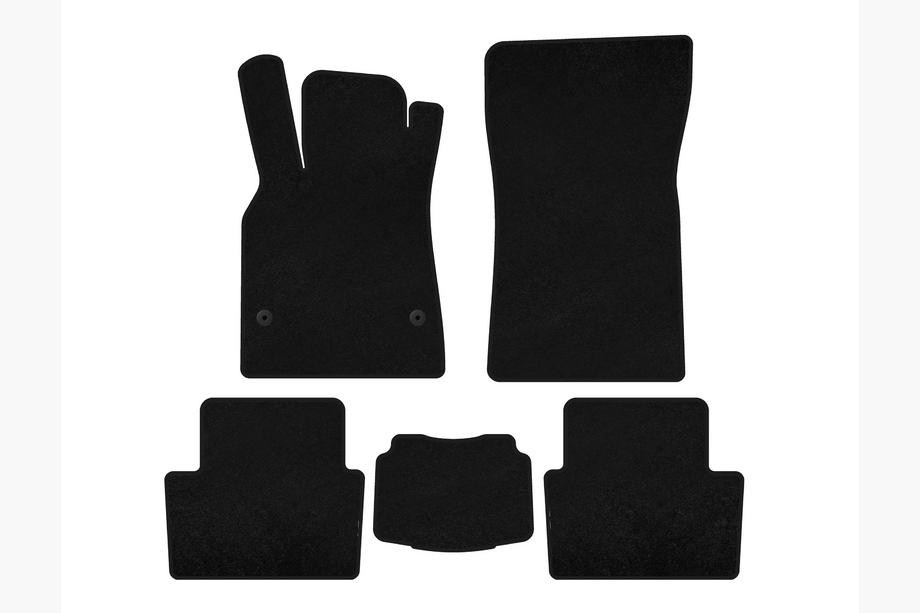 Renault Fluence 2009-2016 Tapis de sol textile Premium (SD, Noir) Image