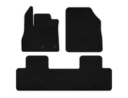 Renault Scenic/Grand 2016–2025 Tapis de sol textile Premium (5 places, Noir) photo 1