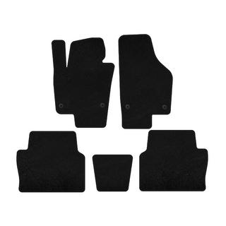 Tapis de sol textile Premium (2 rangées, noir) Seat Alhambra 2010- photo 1
