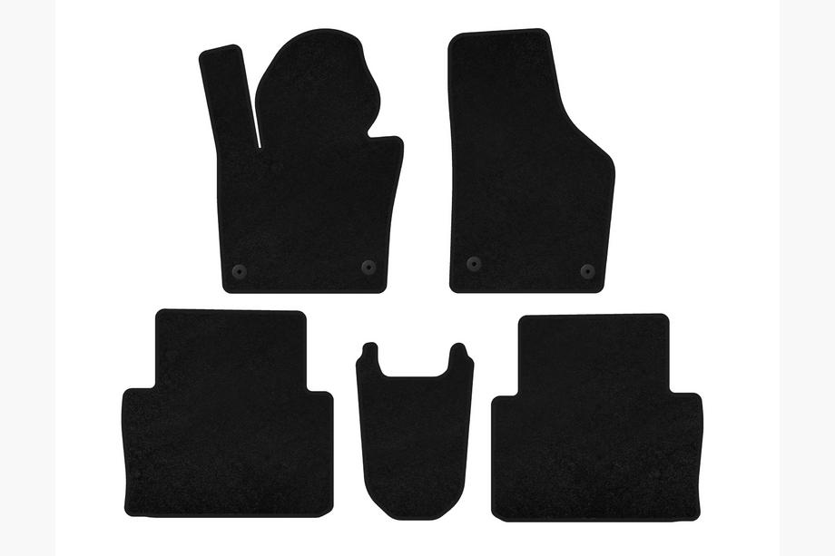 Seat Alhambra 2010- Tapis de sol textile Premium (2015+, Noir) Image