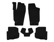 Skoda Fabia 2000-2007 Tapis de sol textile Premium (SD, Noir) photo 1