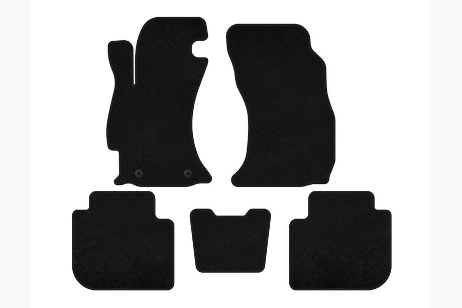 Subaru Forester 2013-2018 Tapis de sol textile Premium (2013-2017, Noir) Image