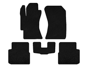 Subaru Impreza 2007-2011 Tapis de sol textile Premium (HB, Noir) photo 1