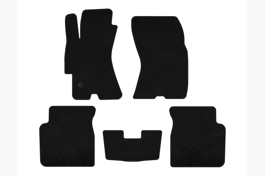 Subaru Outback 2005-2009 Tapis de sol textile Premium (Noir) Image
