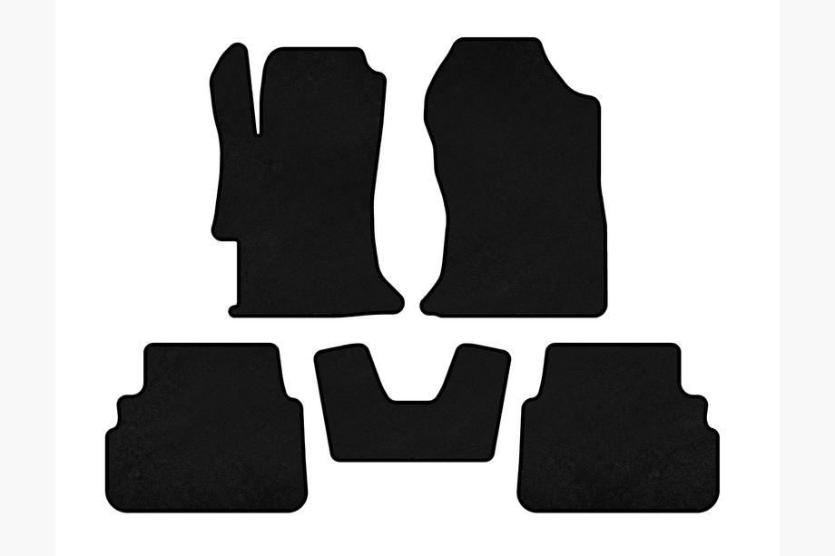 Subaru XV 2017-2023 Tapis de Sol Textile Premium V1 (Noir) Image