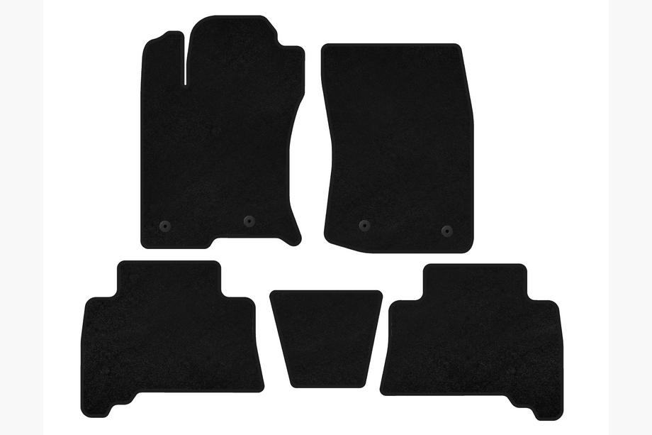 Toyota 4Runner 2009-2024 Tapis de sol textile Premium (2009-2014, Noir) Image