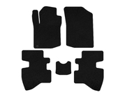 Toyota Aygo 2007-2014 Tapis de sol textile Premium (2007-2009, HB, 3 portes, Noir) photo 1