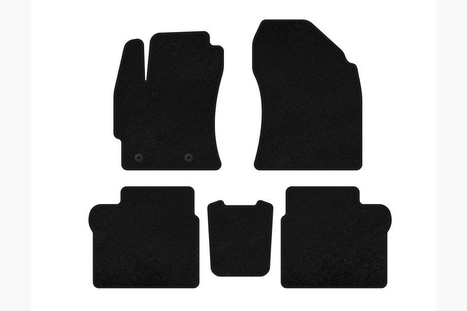 Toyota Corolla 2013-2019 Tapis de sol textile Premium (2016-2019, SD, Noir) Image