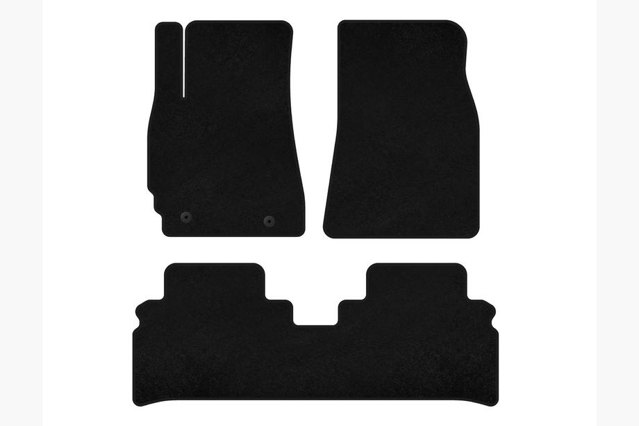 Toyota Highlander 2000-2008 Tapis de sol textile Premium (noir) Image