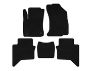Toyota Hilux 2015- Tapis de sol textile Premium (noir) photo 1