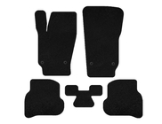 Volkswagen Polo 2010-2017 Tapis de sol textile Premium (HB, 3/5 portes, Noir) photo 1
