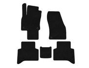 Volkswagen Touran 2015- Tapis de sol textile Premium (5 places, Noir) photo 1