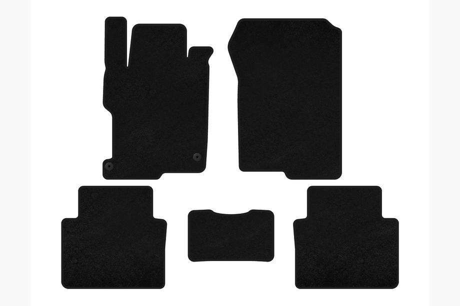 Honda Accord IX 2013-2017 Tapis de sol textile Premium (SD, Noir) Image