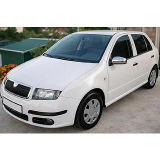 Couvre-Rétroviseurs 2006↗ (2 pcs, Acier Inoxydable) Skoda Fabia 2000-2007 photo 1