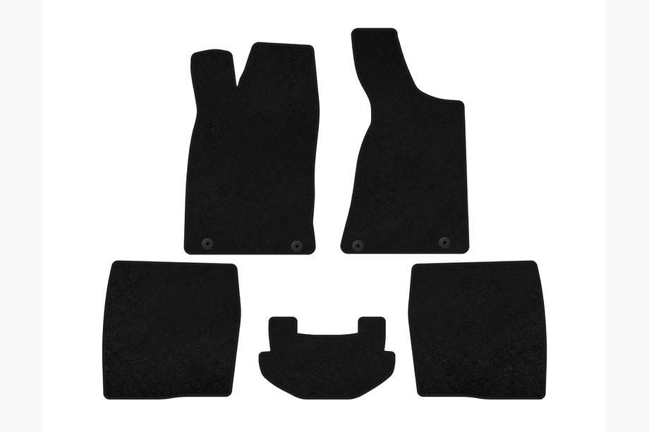 Audi 80/90 1987-1996 Tapis de sol textiles Classic (1987-1991, Sedan, noirs) Image