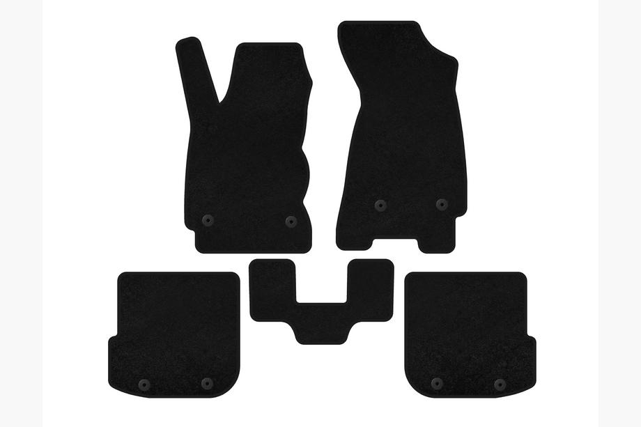 Audi A4 B5 1994–2001 Tapis de sol textiles Classic (Avant, Noir) Image