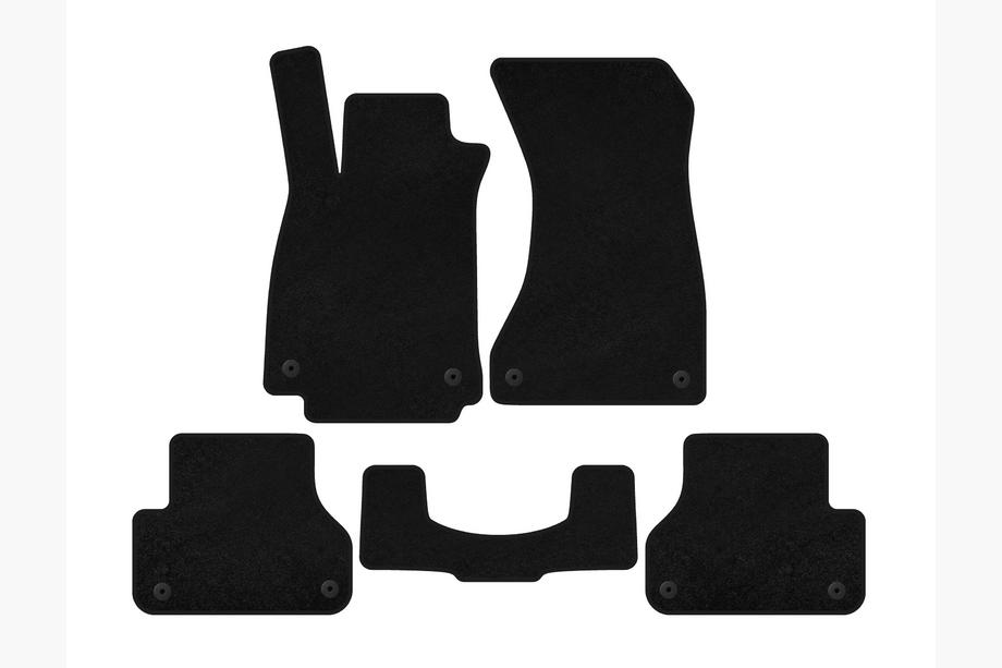 Audi A5 2016-2025 Tapis de sol textile Classic V1 (Berline, noirs) Image