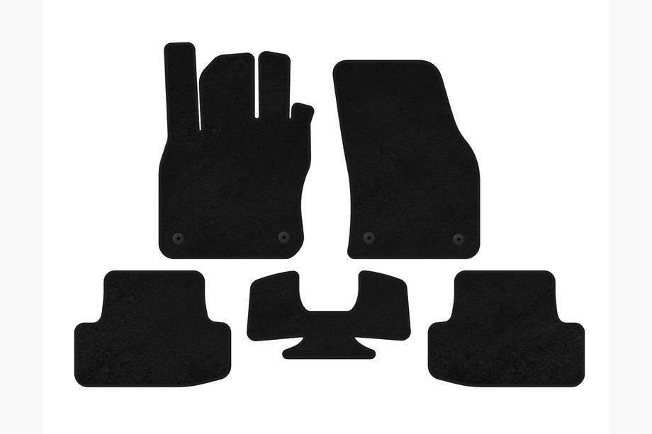 Audi Q2 2016- Tapis de sol textile Classic (Noir) Image