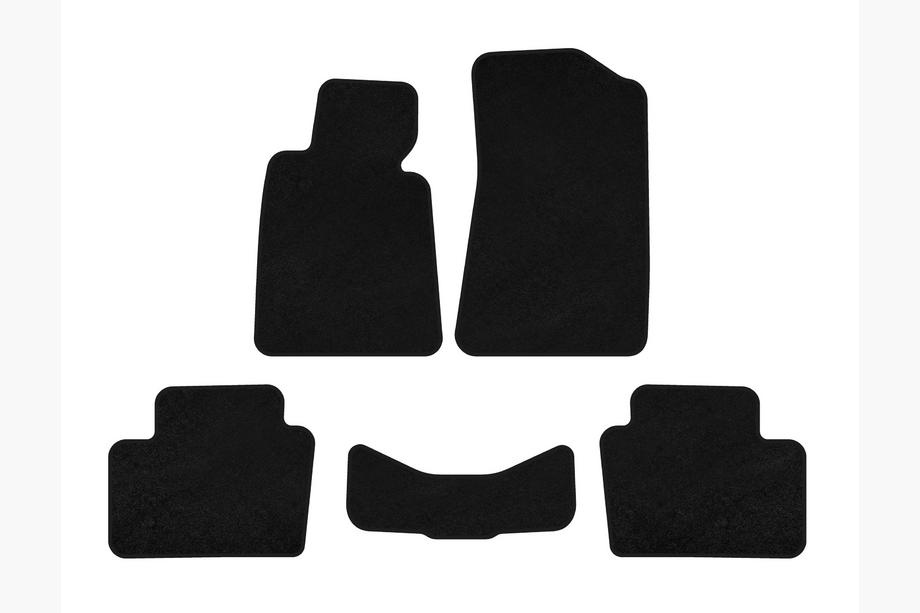 BMW Série 3 E30 1982–1994 Tapis de sol textile Classic (SD, Noir) Image