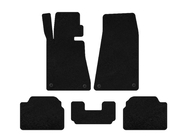 BMW 5 Series E34 1988-1995 Tapis de sol textile Classic (SD, Noir) photo 1
