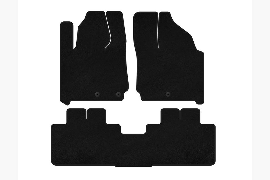 Cadillac SRX 2010-2016 Tapis de sol textile Classic (Noir) Image