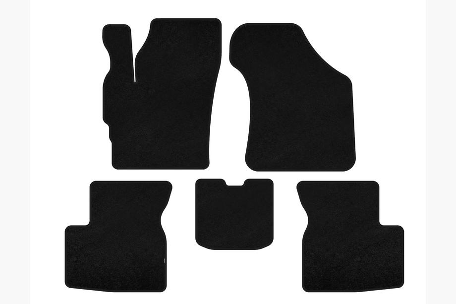 Chery QQ 2003-2022 Tapis de sol textile Classic (Noir) Image