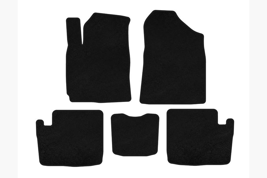 Chery Tiggo 1 2005-2016 Tapis de sol textile Classic (2005-2009, Noir) Image