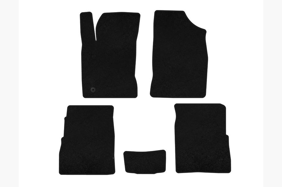 Chrysler PT Cruiser 2000-2010 Tapis de sol textile Classic (HB, 5 portes, Restylage, Noir) Image