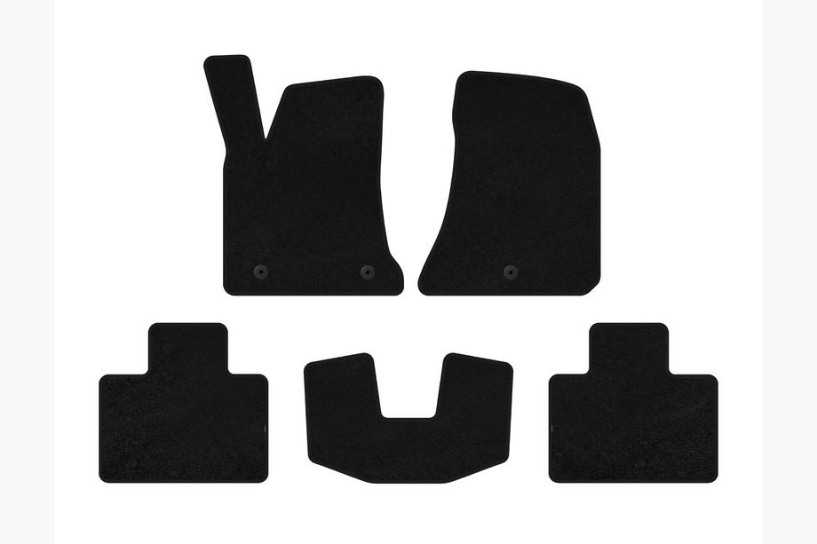 Dodge Charger 2010-2023 Tapis de sol textile Classic (2015-2023, SD, Noir) Image
