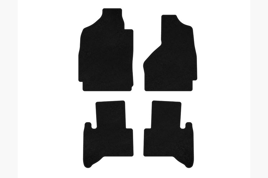 Dodge RAM (DR/DH/D1/DC/DM) 2002–2009 Tapis de sol textile Classic (2002-2009, Noir) Image