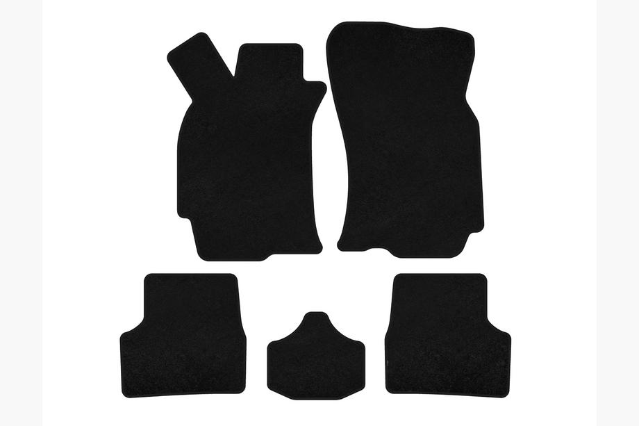 Fiat Albea 2002-2012 Tapis de sol textile Classic (SD, Noir) Image