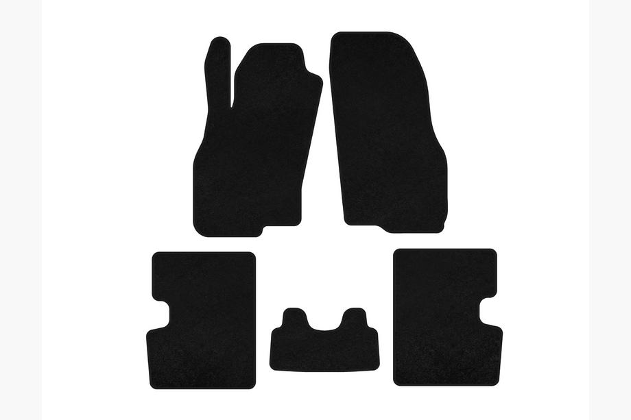 Fiat Punto Grande/EVO 2006-2018 Tapis de sol textile Classic (HB, 5 portes, Avant restylage, Noir) Photo 1