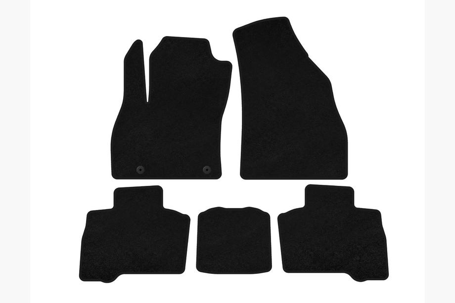 Fiat Fiorino/Qubo 2008-2024 Tapis de sol textile Classic (pour Qubo, 2016+, Noir) Image