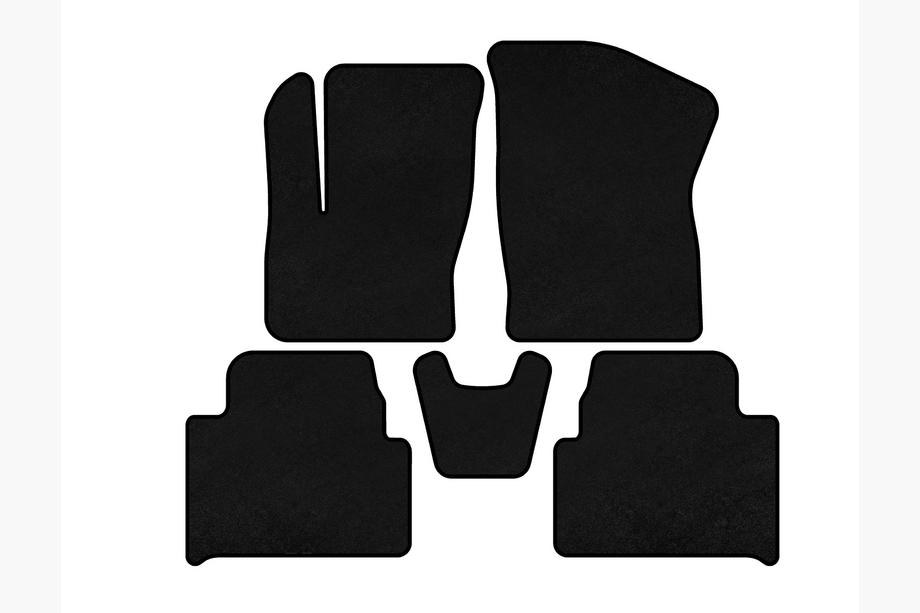 Ford C-Max 2004-2010 Tapis de sol textile Classic (Noir) Image