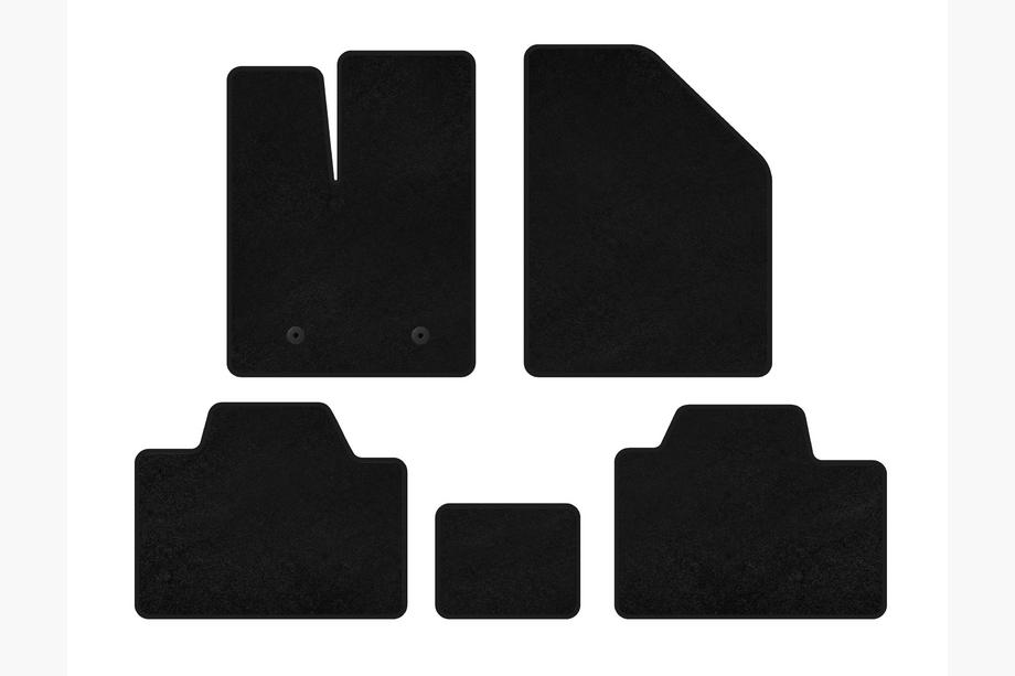 Ford Edge 2006-2014 Tapis de sol textile Classic (Noir) Image