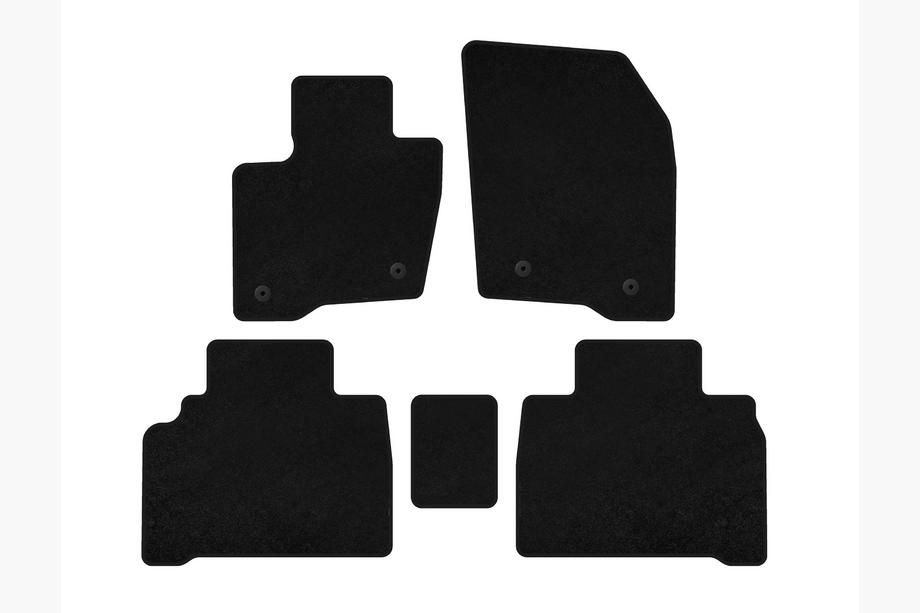 Ford Galaxy 2015- Tapis de sol textile Classic (HB, Noir) Image