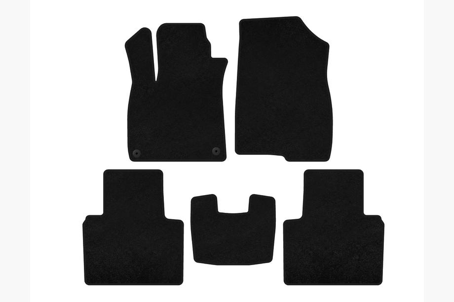 Honda Accord X 2017-2022 Tapis de sol textile Classic (SD, Noir) Photo 1