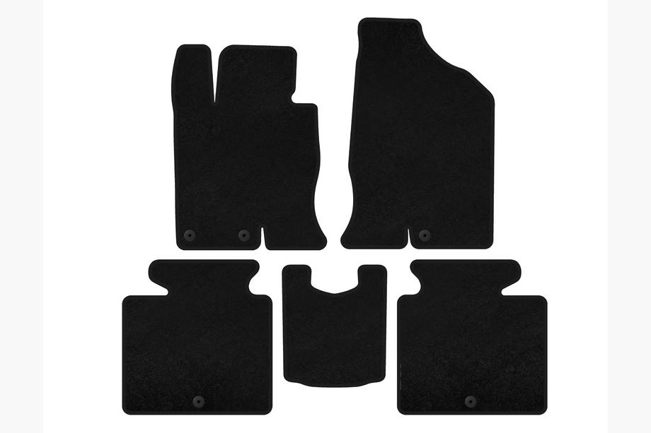 Hyundai Grandeur 2011-2017 Tapis de sol textile Classic (SD, Essence, Noir) Photo 1