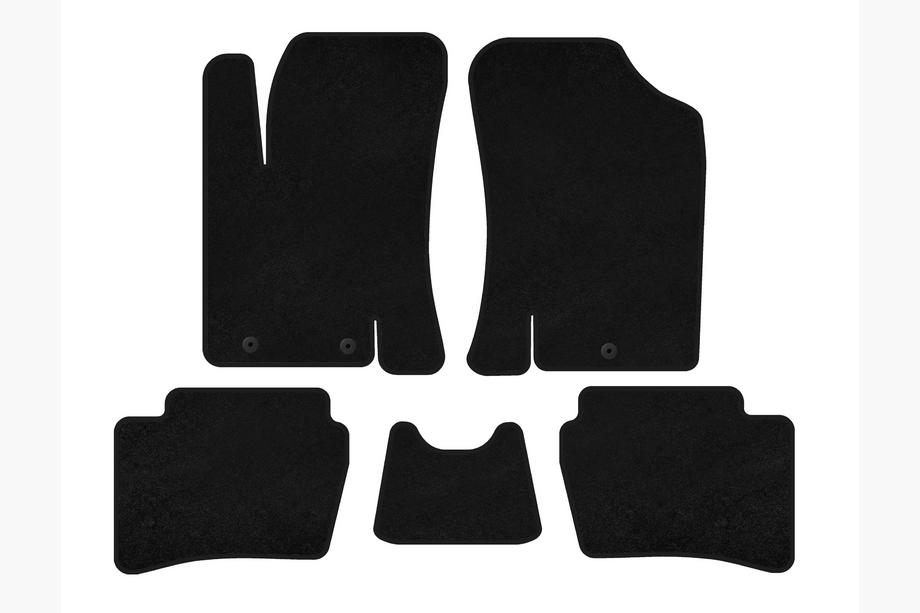 Hyundai I-20 2008-2012 Tapis de sol textile Classic (HB, Noir) Image