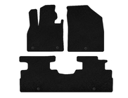 Hyundai Palisade 2018-2025 Tapis de sol textile Classic (2 rangées, 7 places, Noir) photo 1