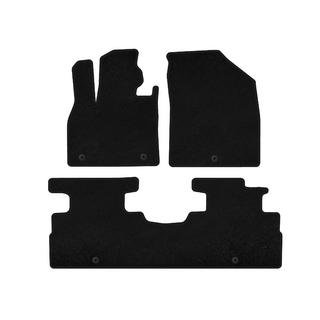 Tapis de sol textile Classic (2 rangées, 7 places, Noir) photo 1