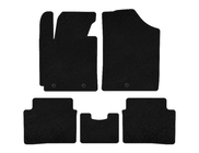 Hyundai Veloster 2011-2017 Tapis de sol textile Classic (noir) photo 1