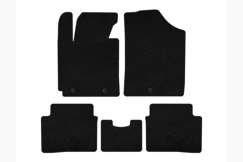 Hyundai Veloster 2011-2017 Tapis de sol textile Classic (noir) Image