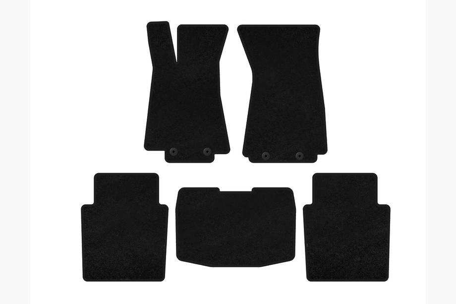 Jaguar XJ 2003-2009 Tapis de sol textile Classic (SD, Noir) Image