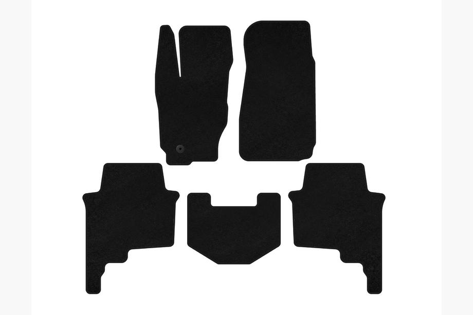 Jeep Commander 2005-2010 Tapis de sol textile Classic (noir) Image