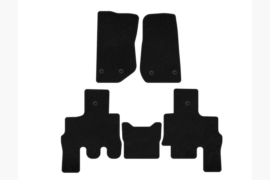 Jeep Wrangler 2007-2017 Tapis de sol textile Classic (noir) Image