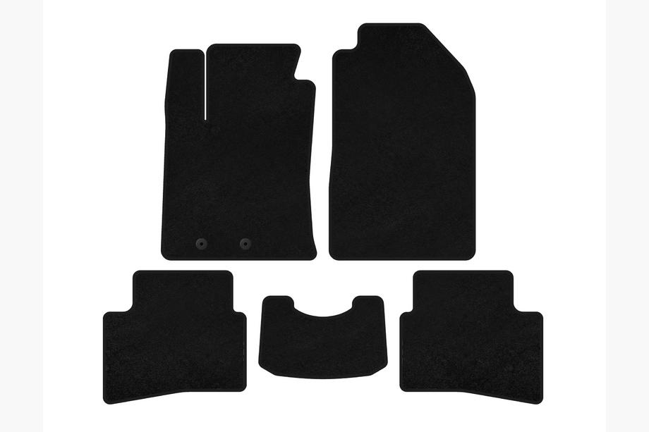 Kia Stonic 2017- Tapis de sol textile Classic (2017-2019, Noir) Image