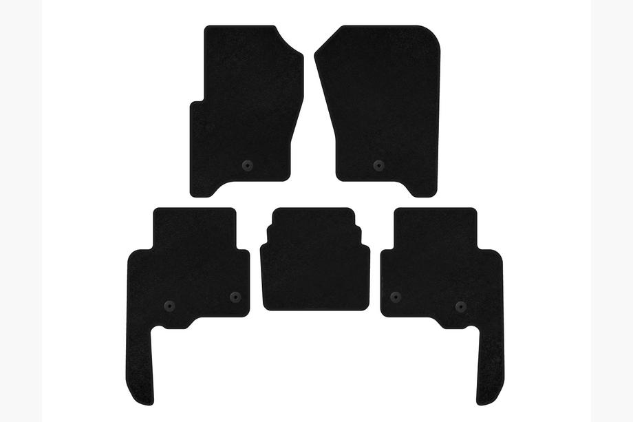 Land Rover Discovery IV 2009-2017 Tapis de sol textile Classic V2 (Noir) Image