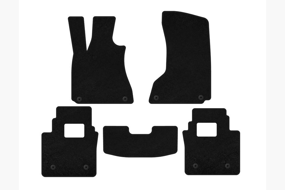 Maserati Quattroporte 2013-2023 Tapis de sol textile Classic (SD, Noir) Image